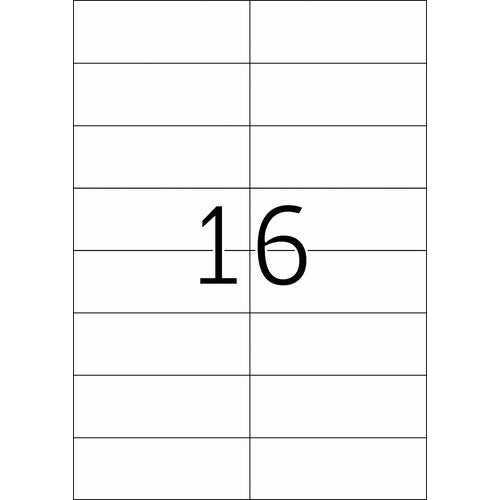 Etikett TOPSTICK 105x37mm (100)
