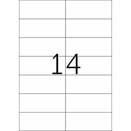 Etikett TOPSTICK 105x42,3mm (100)