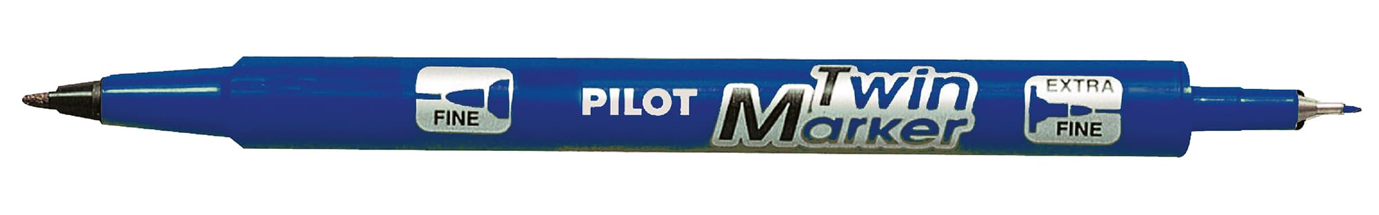 Merkepenn Pilot Twin Marker 0,4/0,5 blå