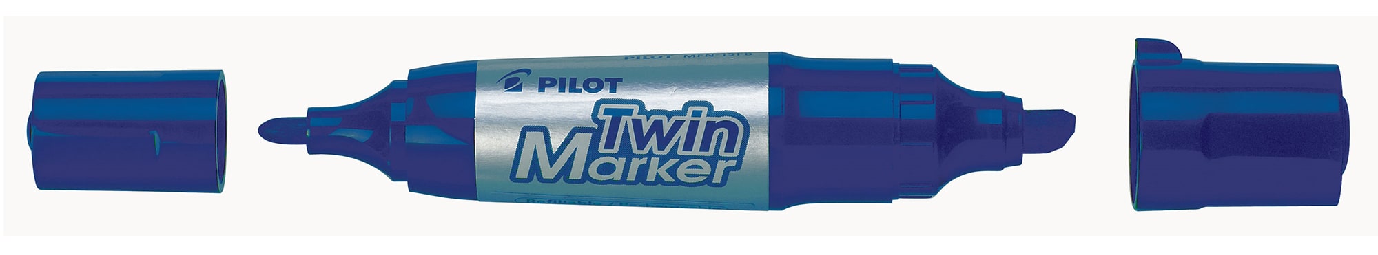Merkepenn Pilot Twin Marker 3/12,5 blå