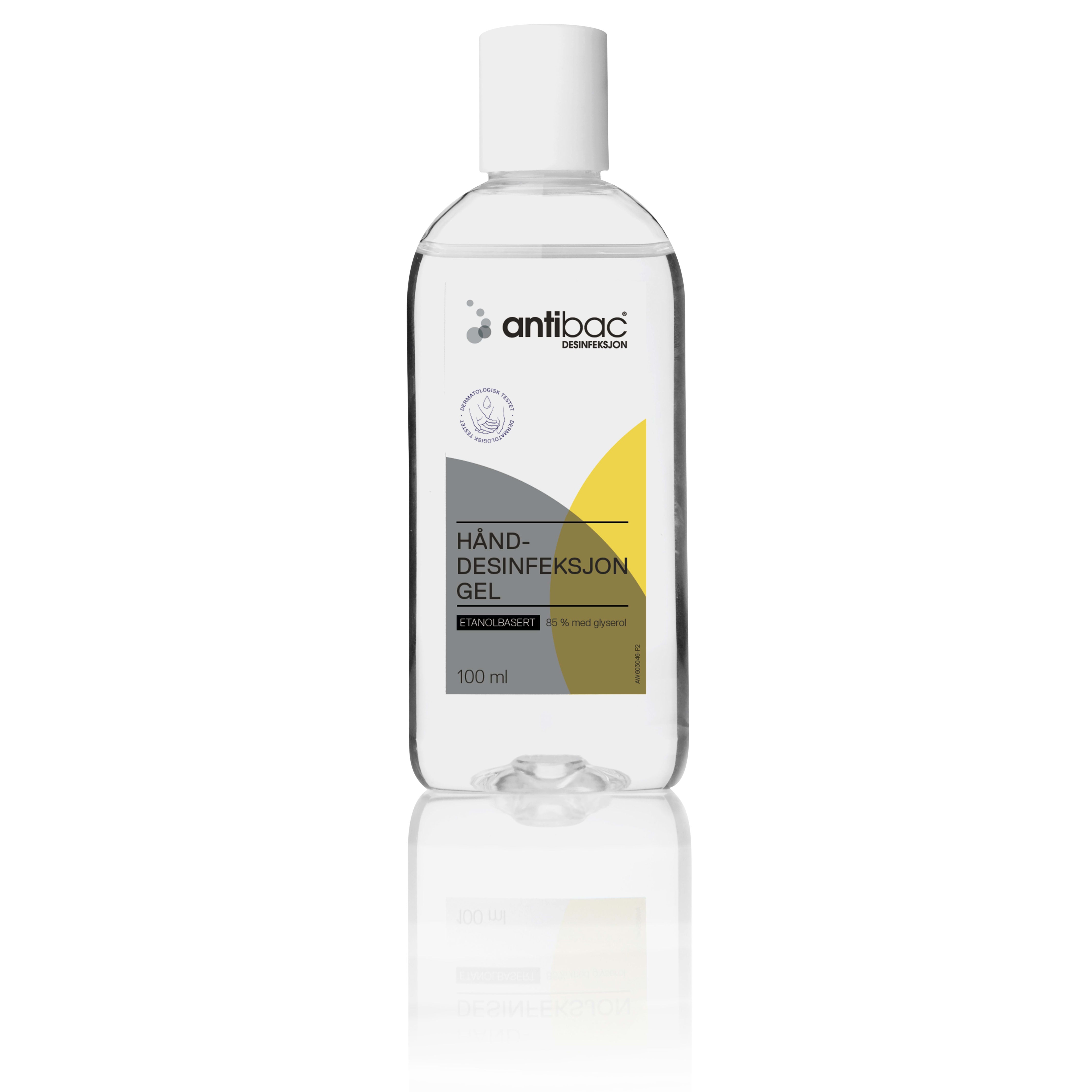 Desinfeksjon gel hånd Antibac 85% 100 ml