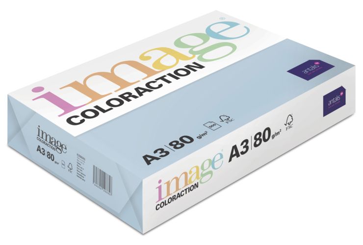 Kopipapir A3 80g pale icy blue