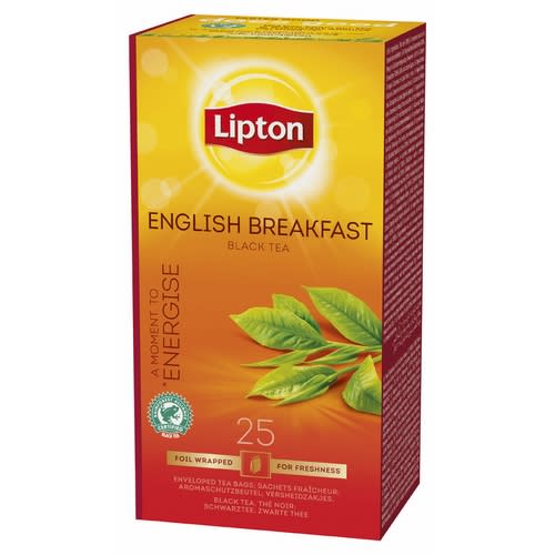 Te Lipton English Breakfast 25 poser