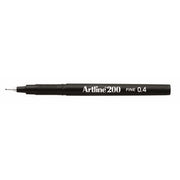 Fiberpenn Artline 200 Fine 0.4mm sort