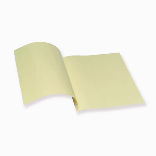 Kladdepapir A3 falset ulinjert gul