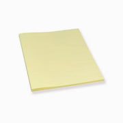 Kladdepapir A3 falset linjert gul
