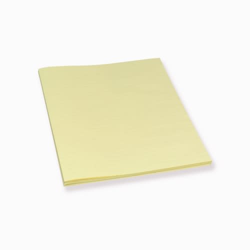 Kladdepapir A3 falset linjert gul