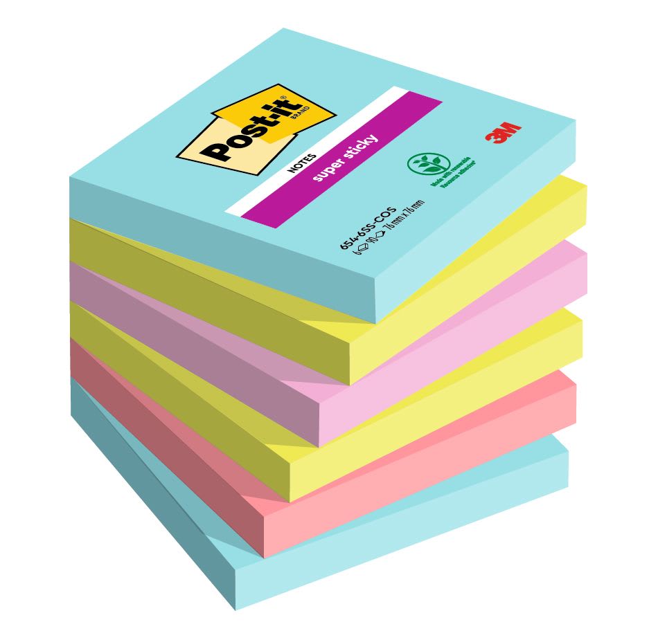 Notatblokk Post-it SS 76x76 Cosmic