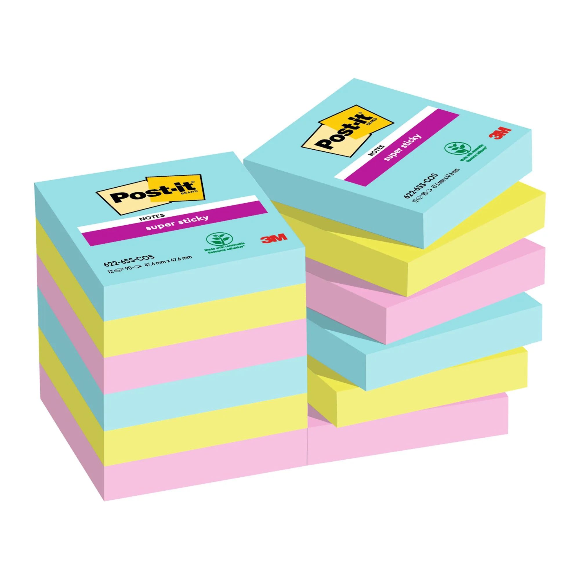 Notatblokk Post-it SS 47,6x47,6 Cosmic