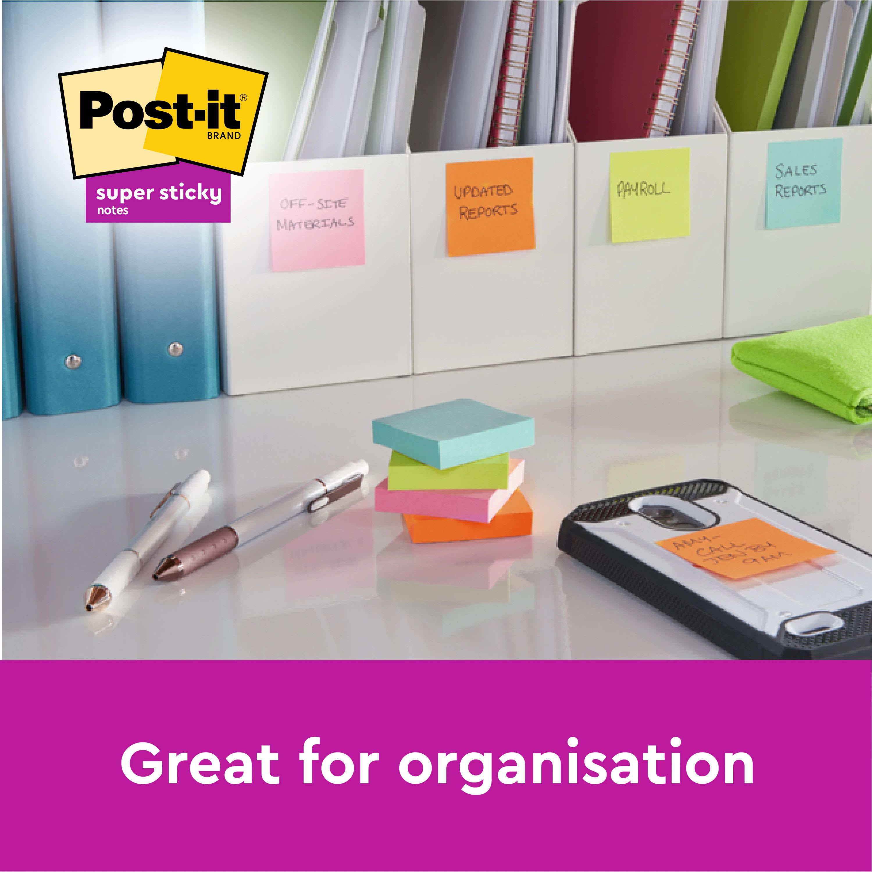 Notatblokk Post-it SS 47,6x47,6 Cosmic