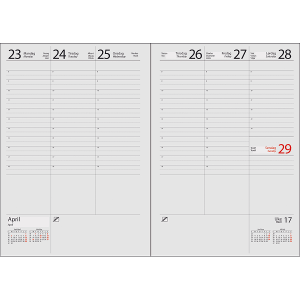 Novum Trend Sort innbundet 2026
