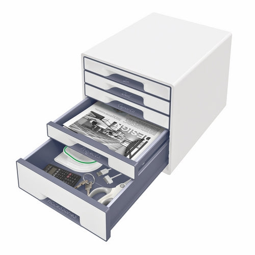 Skuffkube Leitz WOW Dual C. 5-S hvit