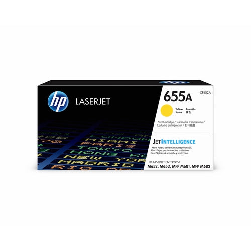 HP 655A LaserJet Toner Cartridge Yellow