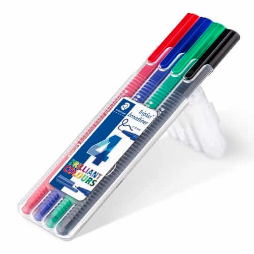Fiberpenn Triplus broadlin. 0,8mm 4 frg