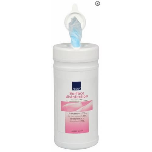 Desinfeksjon overflate wipes Abena 70%