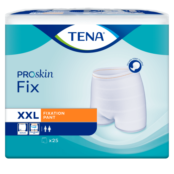 Truse TENA Fix hvit m/ben XXL