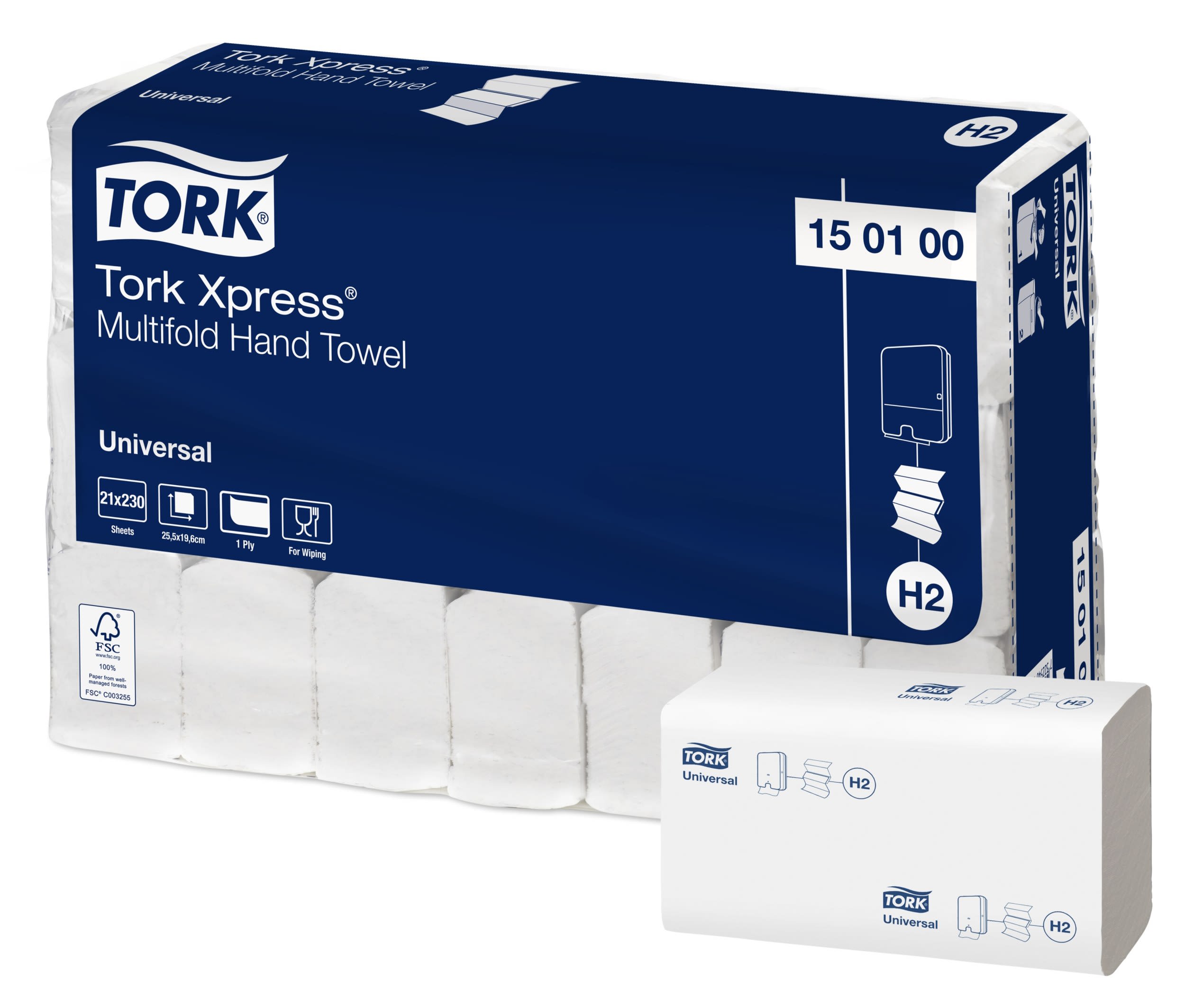 Håndtørk H2 Xpress Universal 1l Z