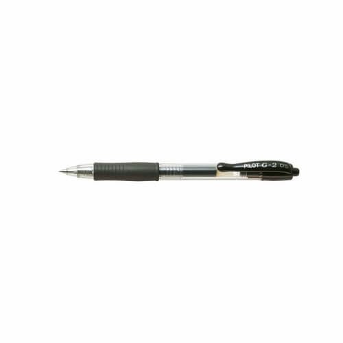 Rollerpenn Pilot G2 fine sort 20pk