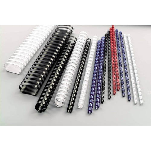 Plastspiral GBC ComBind 19mm A4 21R sort