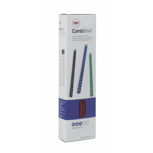 Plastspiral GBC ComBind 6mm A4 21R sort