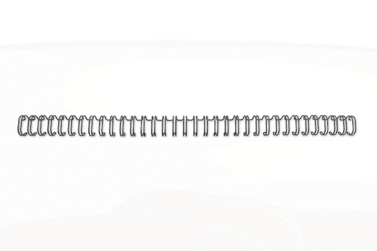 Metallspiral GBC WireBind 3:1 11mm Sort