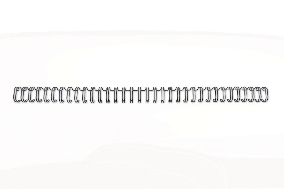 Metallspiral GBC WireBind 3:1 14mm Sort