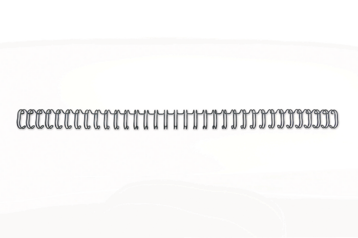Metallspiral GBC WireBind 3:1 6mm Sort