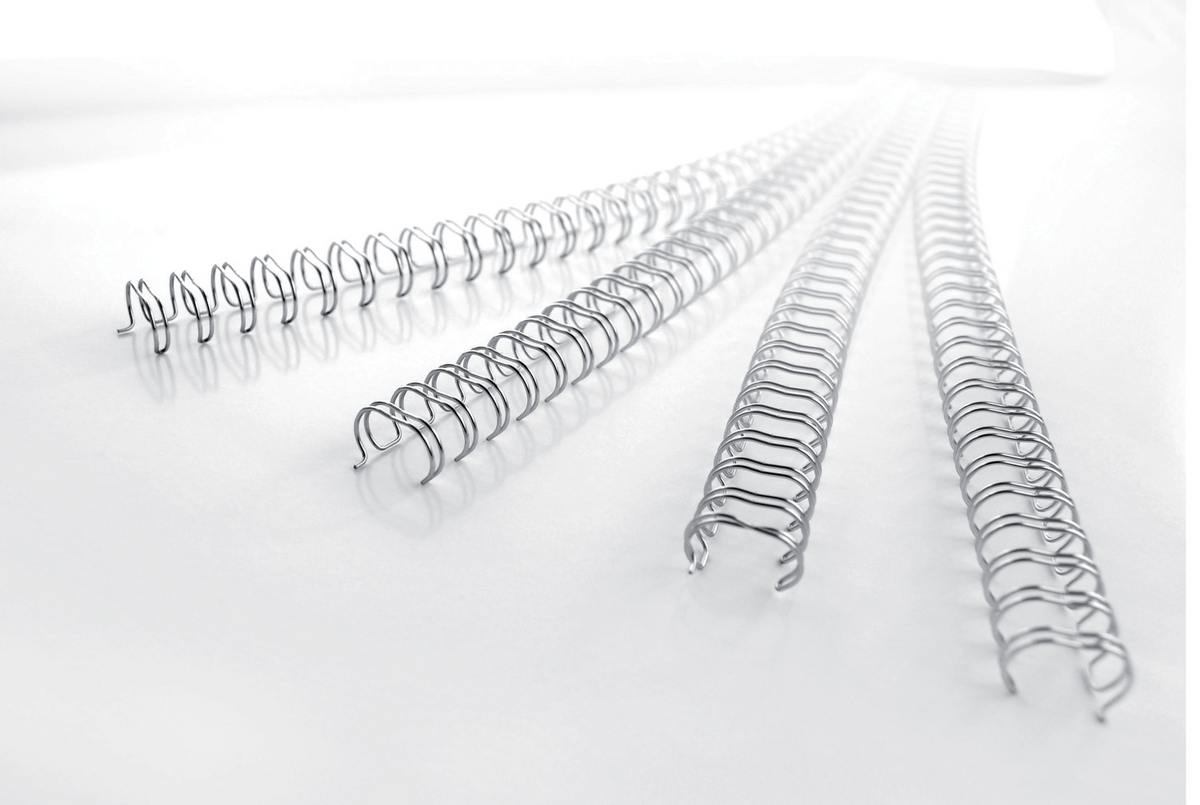 Metallspiral GBC WireBind 3:1 6mm Sort