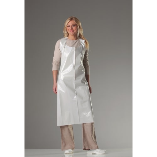 Forkle plast 90x130cm 40 my hvit