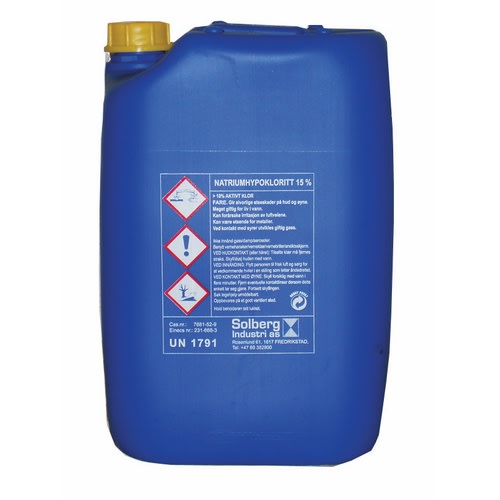 Natriumhypokloritt 15% 30kg