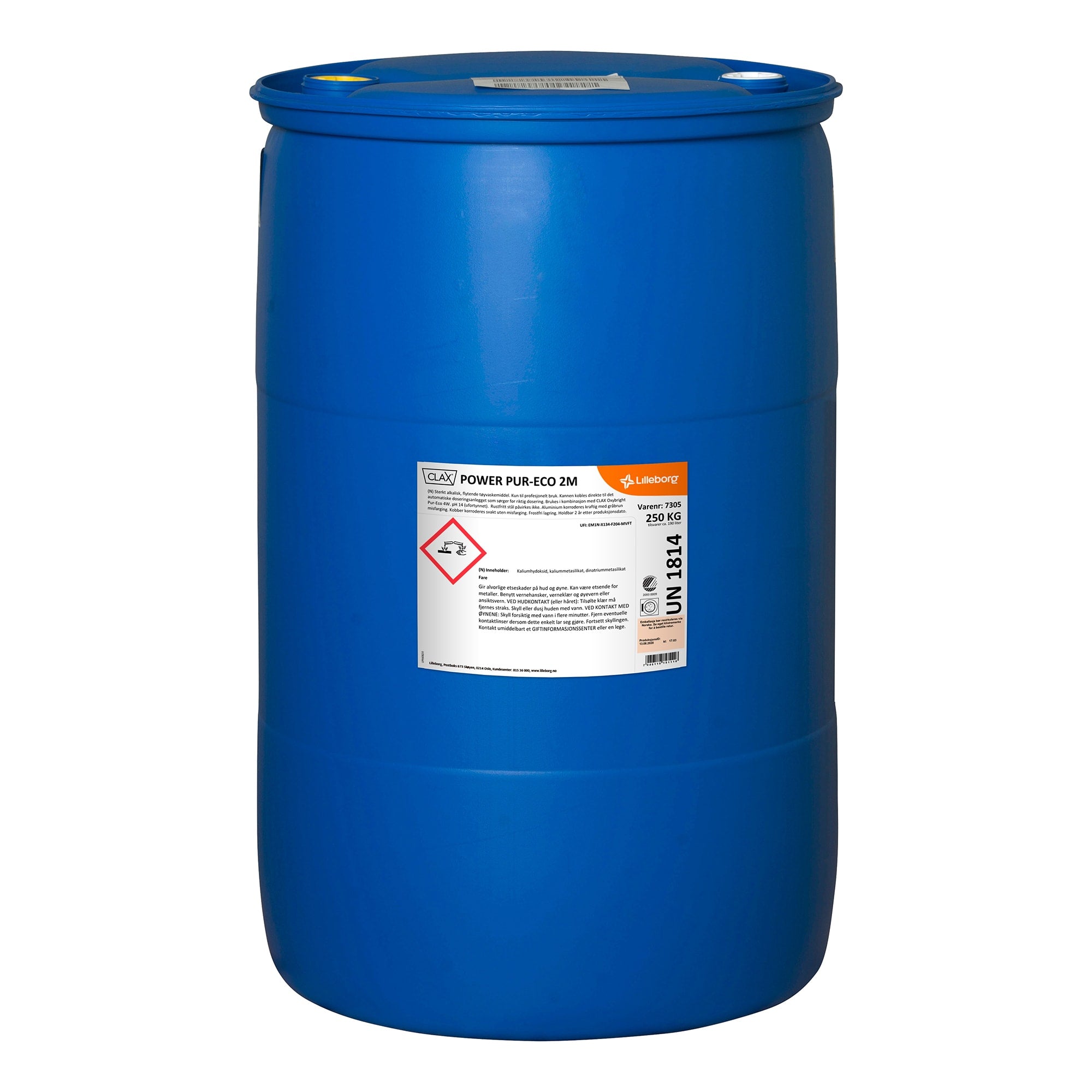 Tøyvask Clax Power Pur-Eco 2M 250 KG