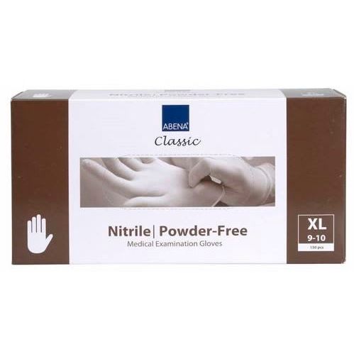 Hanske Nitril Abena Classic PF hvit XL