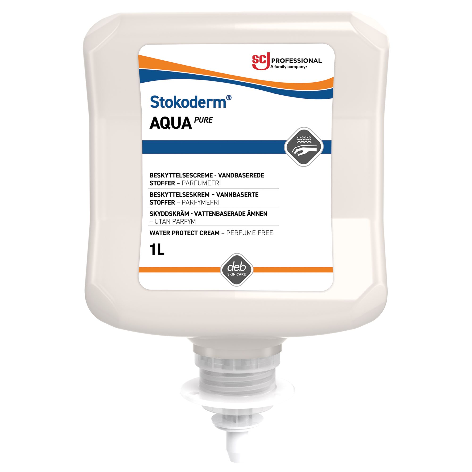 Hudkrem Stokoderm Aqua PURE 1l
