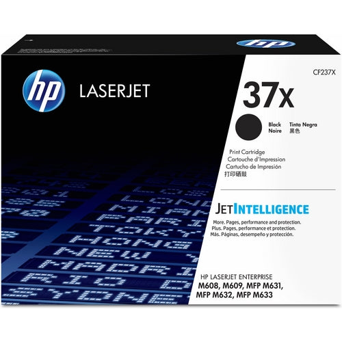 HP 37X LaserJet Toner Cartridge Black HY