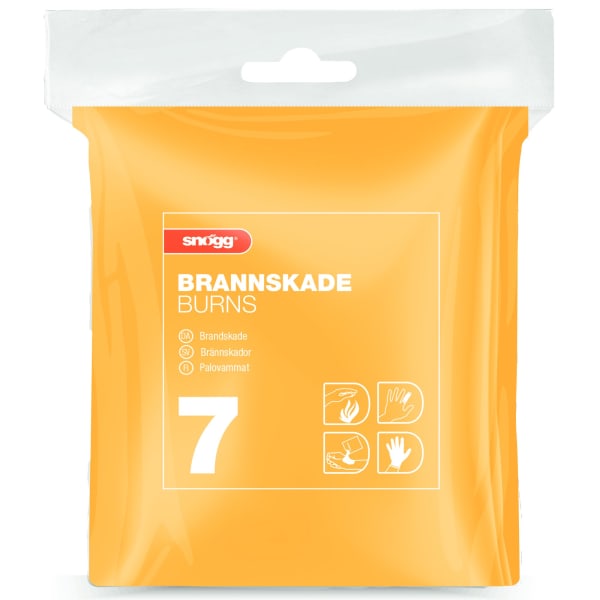 Innholdspose 7 Snøgg Plaster Brannskade