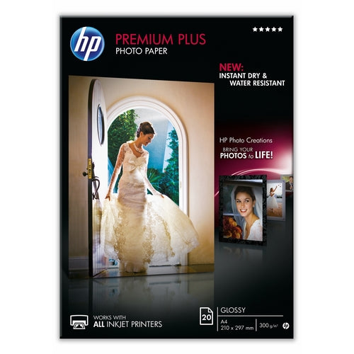 HP Premium Plus Glossy Photo Paper A4