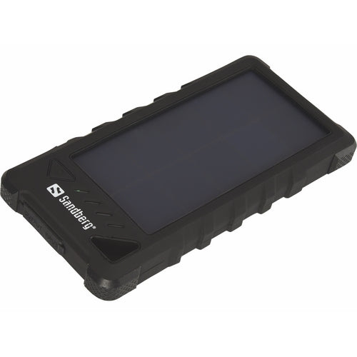 PowerBank Outdoor Solar 16000 mAh sort