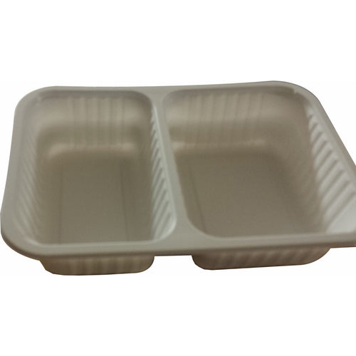 2 rom Middagsbeger 1,2L Hvit