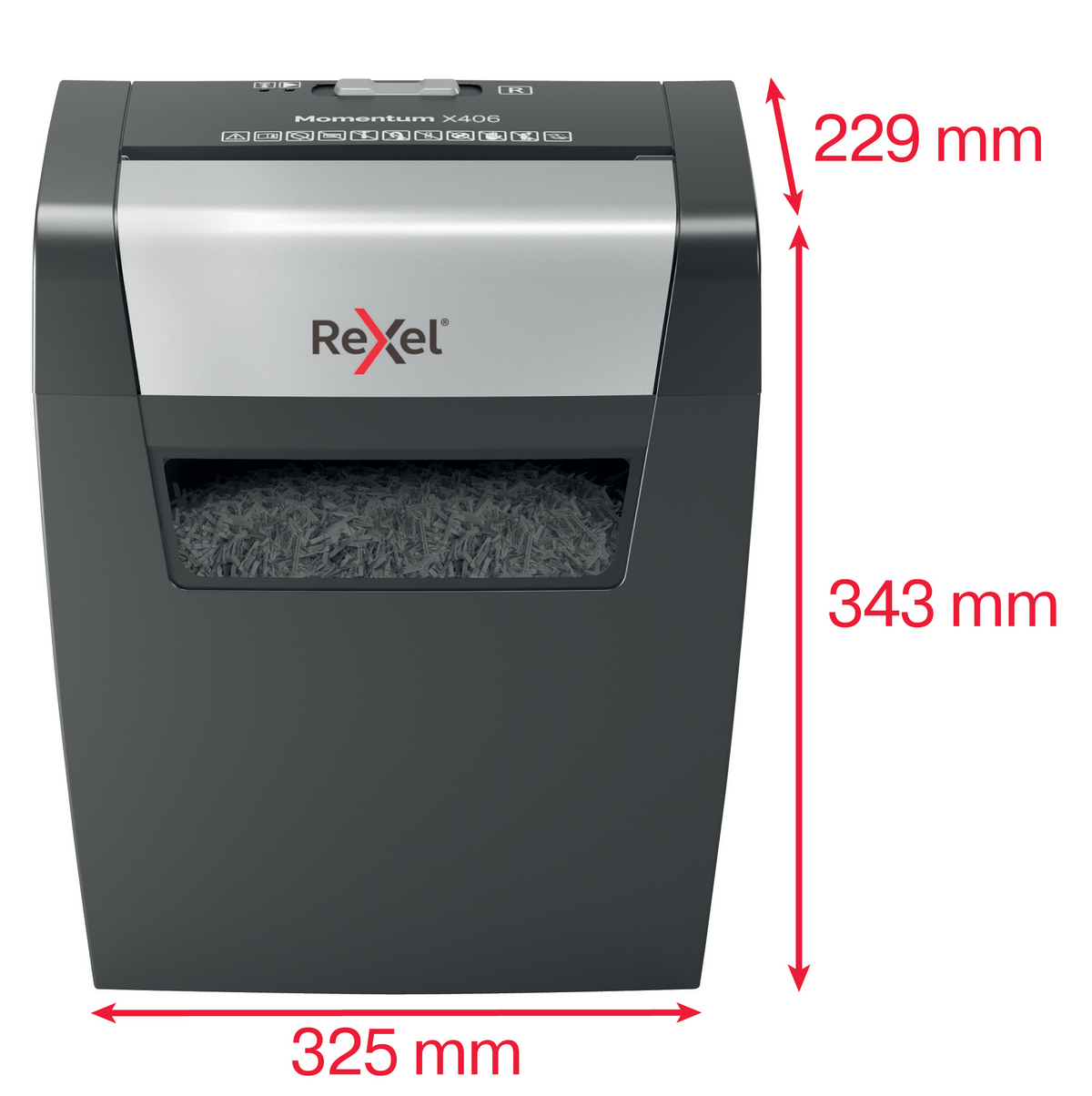 Makuleringsmaskin Rexel Momentum X406 P4
