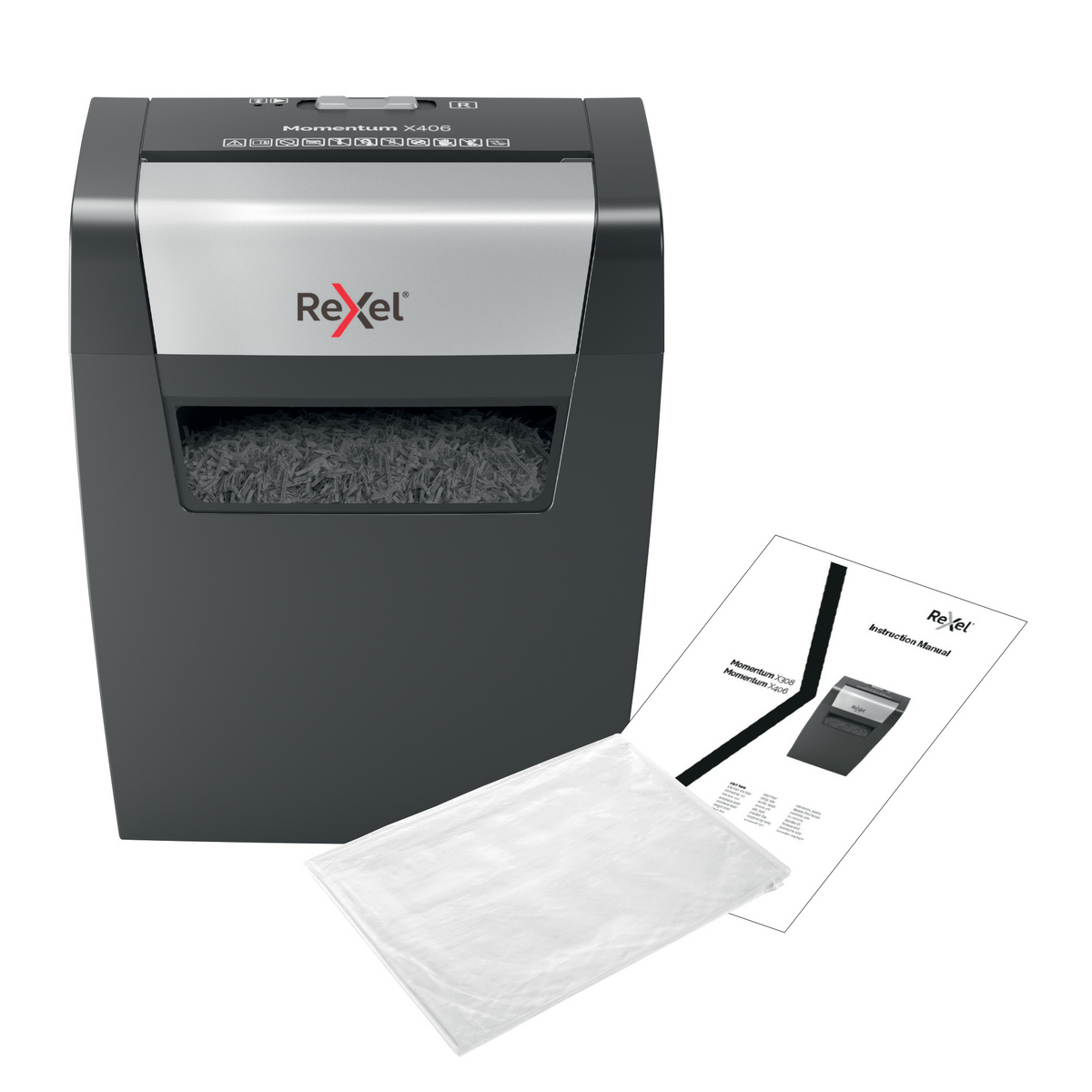 Makuleringsmaskin Rexel Momentum X406 P4