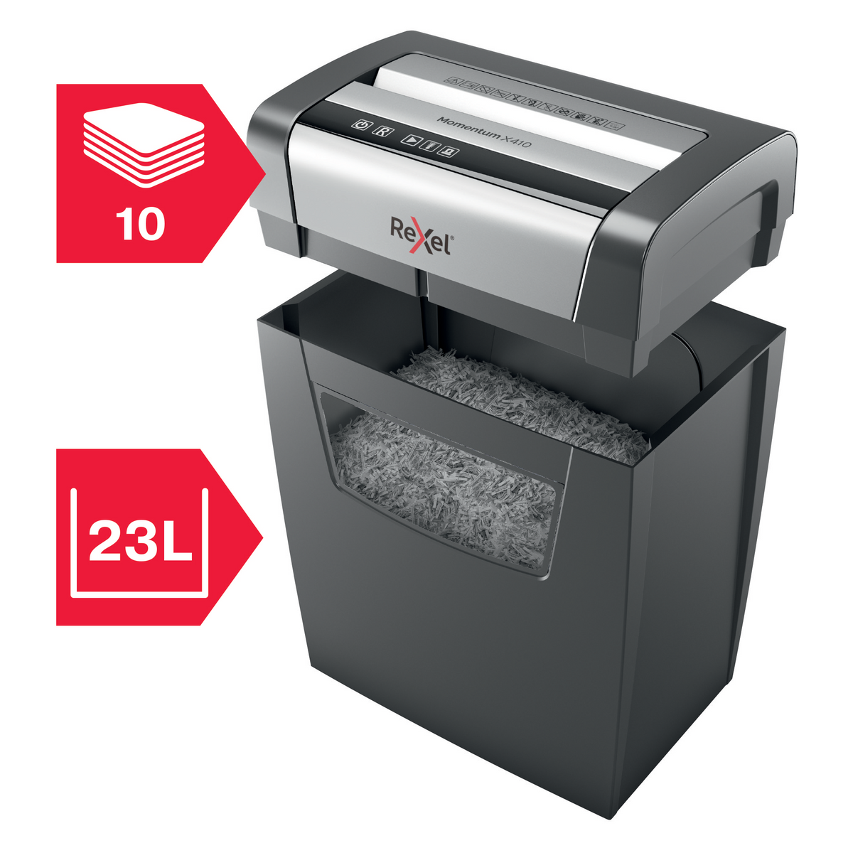 Makuleringsmaskin Rexel Momentum X410 P4