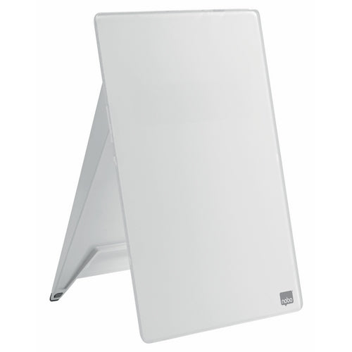 Notatplate Nobo Glass 22x30cm Hvit