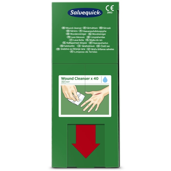 Sårvask Serviett Refill 40 stk