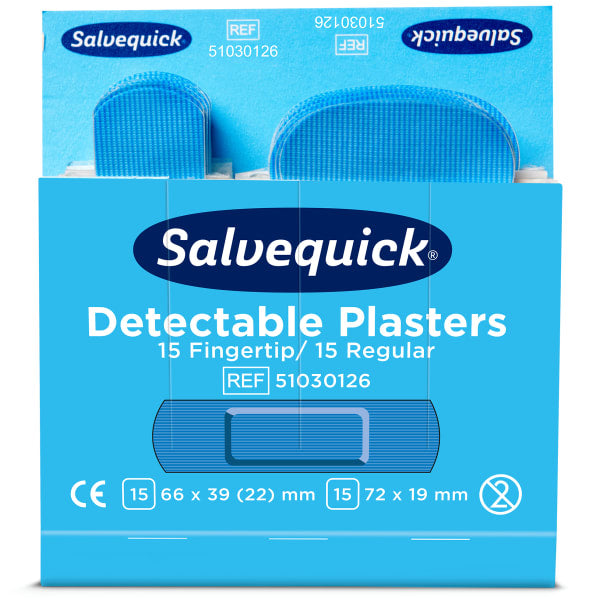 Plaster finger Salvequick detectable