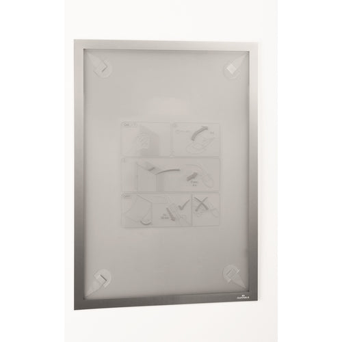 Magnetramme Duraframe WallPaper A3 sølv