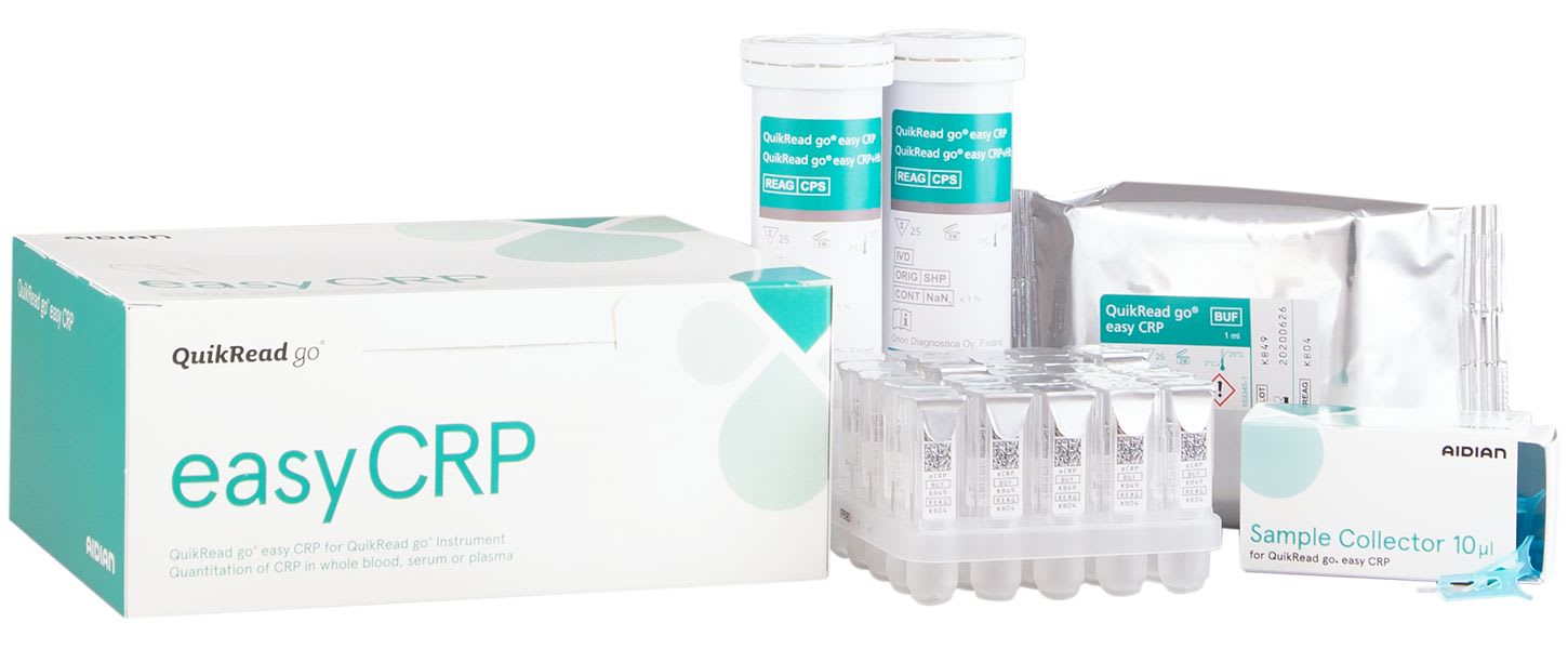 Test easy CRP QuikRead go kit 50 stk