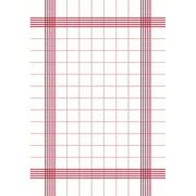 Serv. Airlaid 38x54cm Kitchen towel rød
