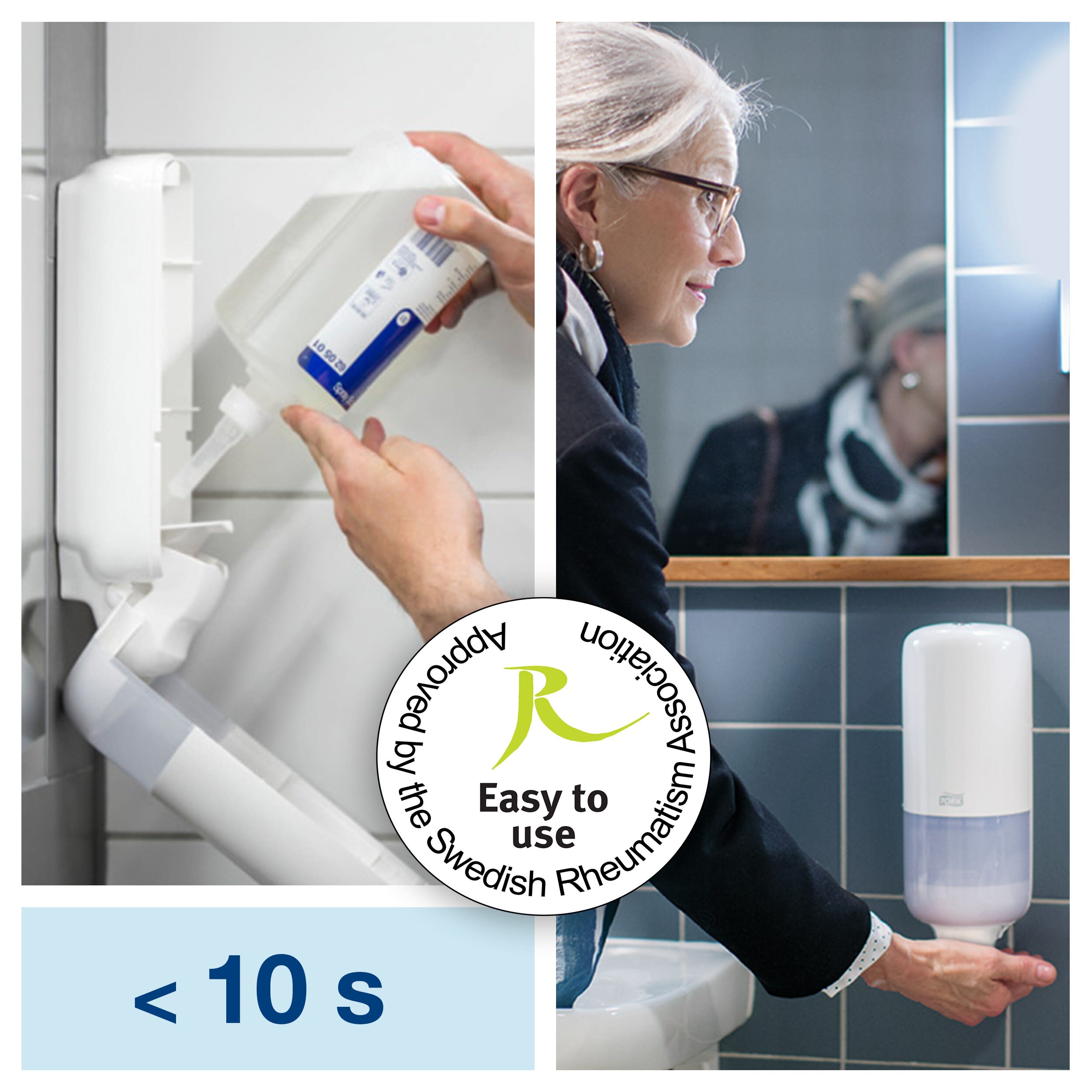 Skumsåpe Tork S4 Antimicrobiell 1L