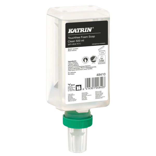 Håndsåpe Katrin TF skum uparfymert 0,5L