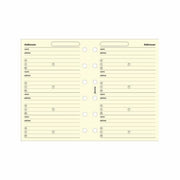 Filofax Pocket kontaktopplysninger